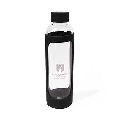 Logo Glass Drink Bottle